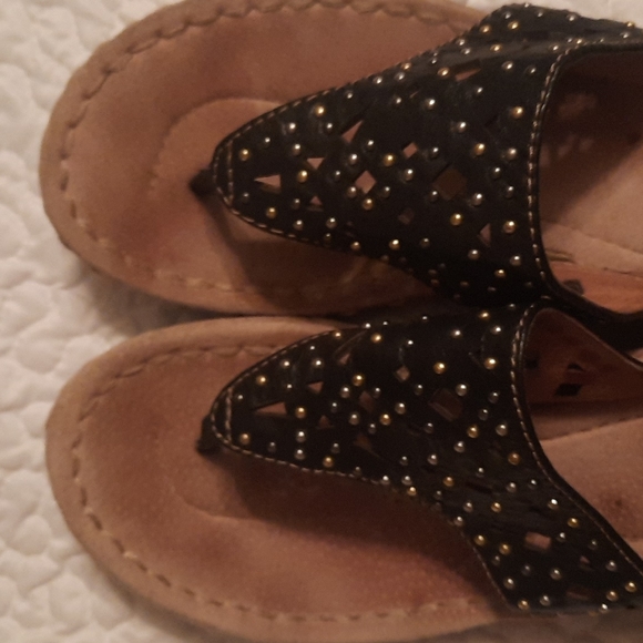 Clarks Leather Sandals Size 7 Summer, Beach - Picture 2 of 4